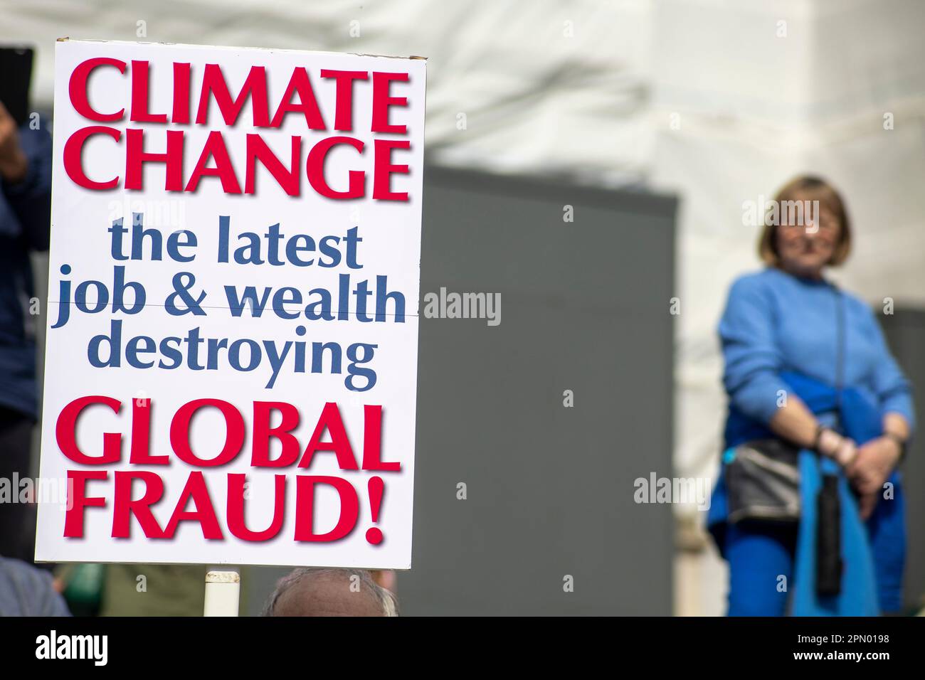 Londra, Regno Unito. 15th Apr 2023. Protesta "fermare l'espansione ULEZ". Credit: Sinai Noor/Alamy Live News Foto Stock