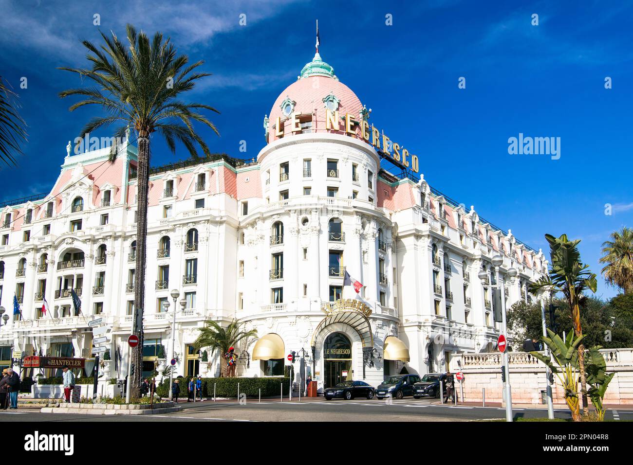 Negresco Hotel a Nizza, Costa Azzurra Foto Stock