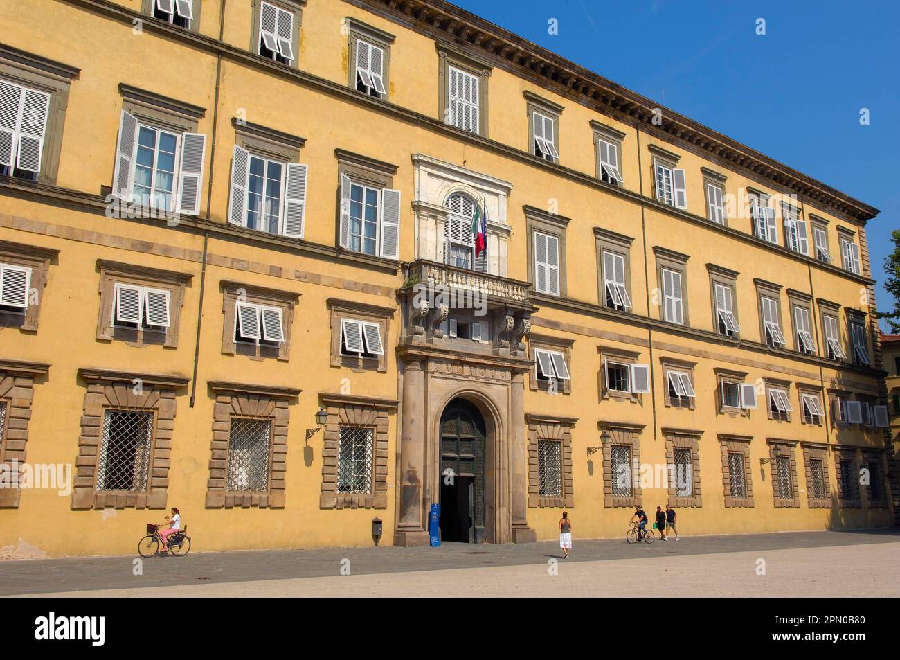 Lucca, Palazzo Ducale, Piazza Napoleone, Piazza Napoleone, Toscana, Italia Foto Stock