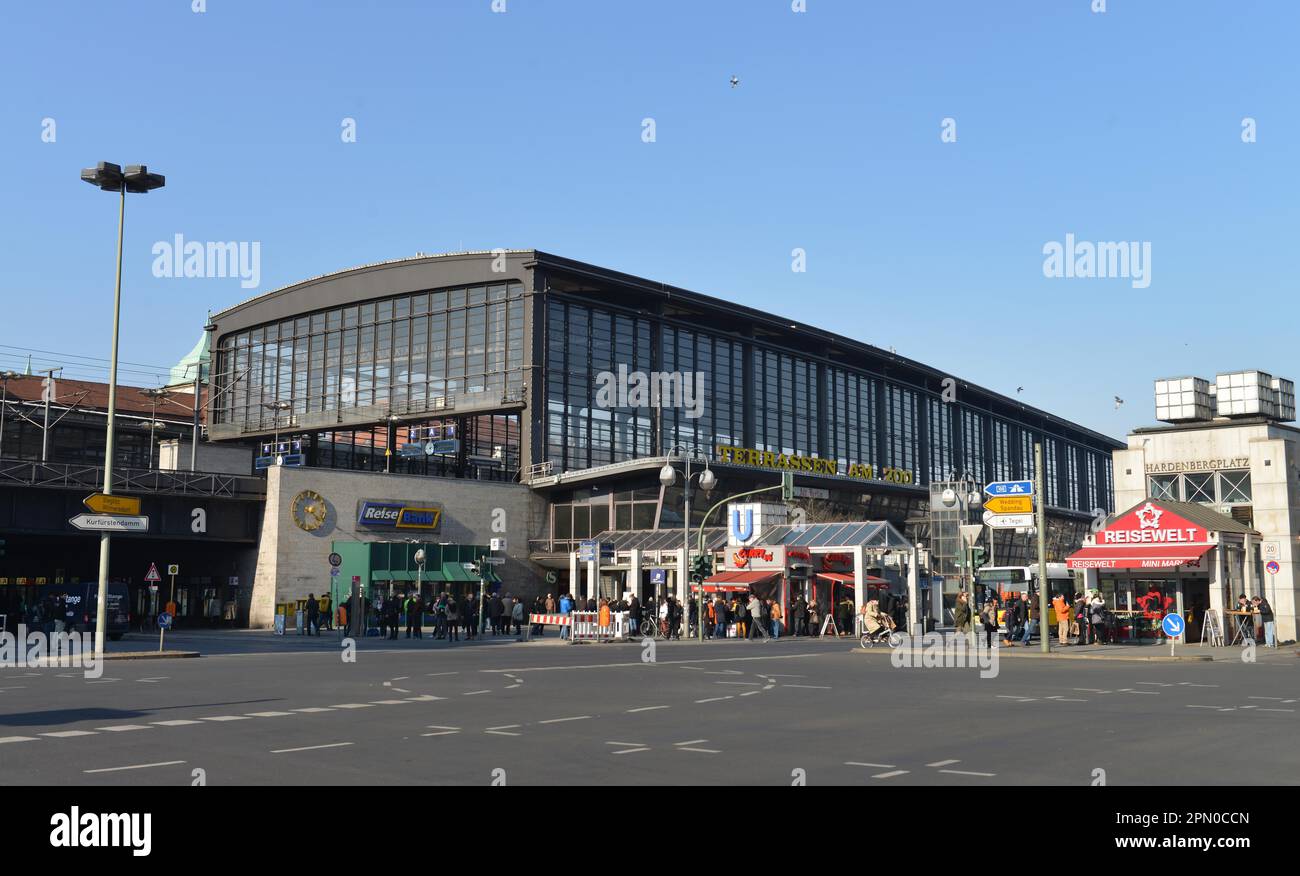 Zoo della Bahnhof, Charlottenburg, Berlino, Germania Foto Stock