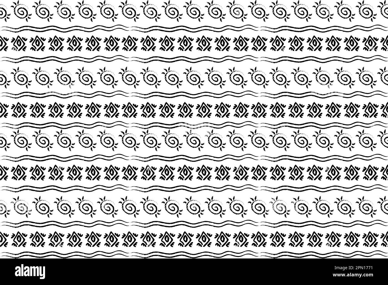 Ikat modello popolare geometrico etnico ornamento orientale vettore disegno etnico stile azteco tribale senza cuciture sfondo modello africano indiano scandinavo messicano carta da parati batik. Illustrazione Vettoriale
