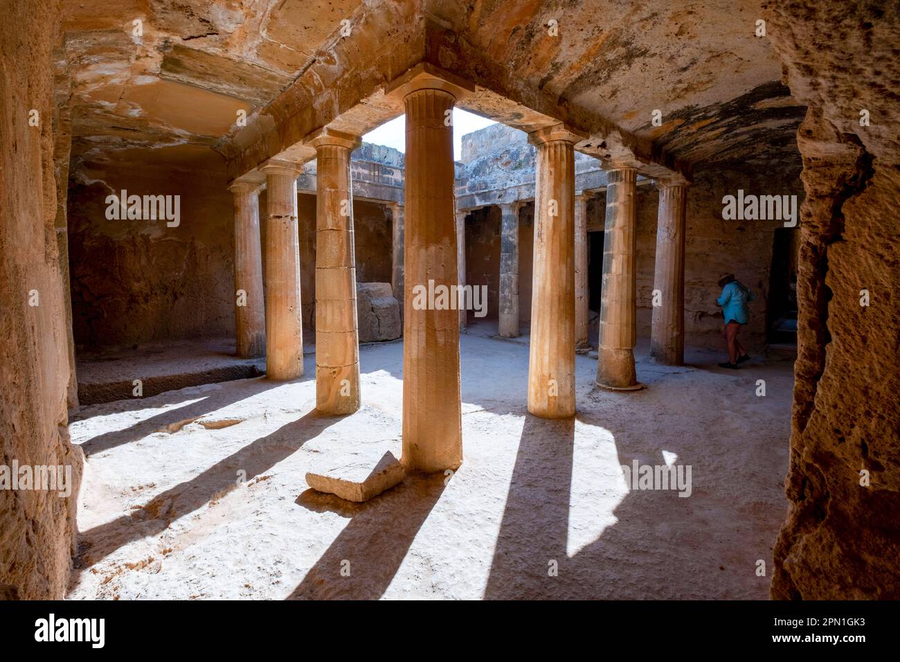Tomba dei Re sito archeologico, Kato Paphos, Paphos, Cipro. Foto Stock