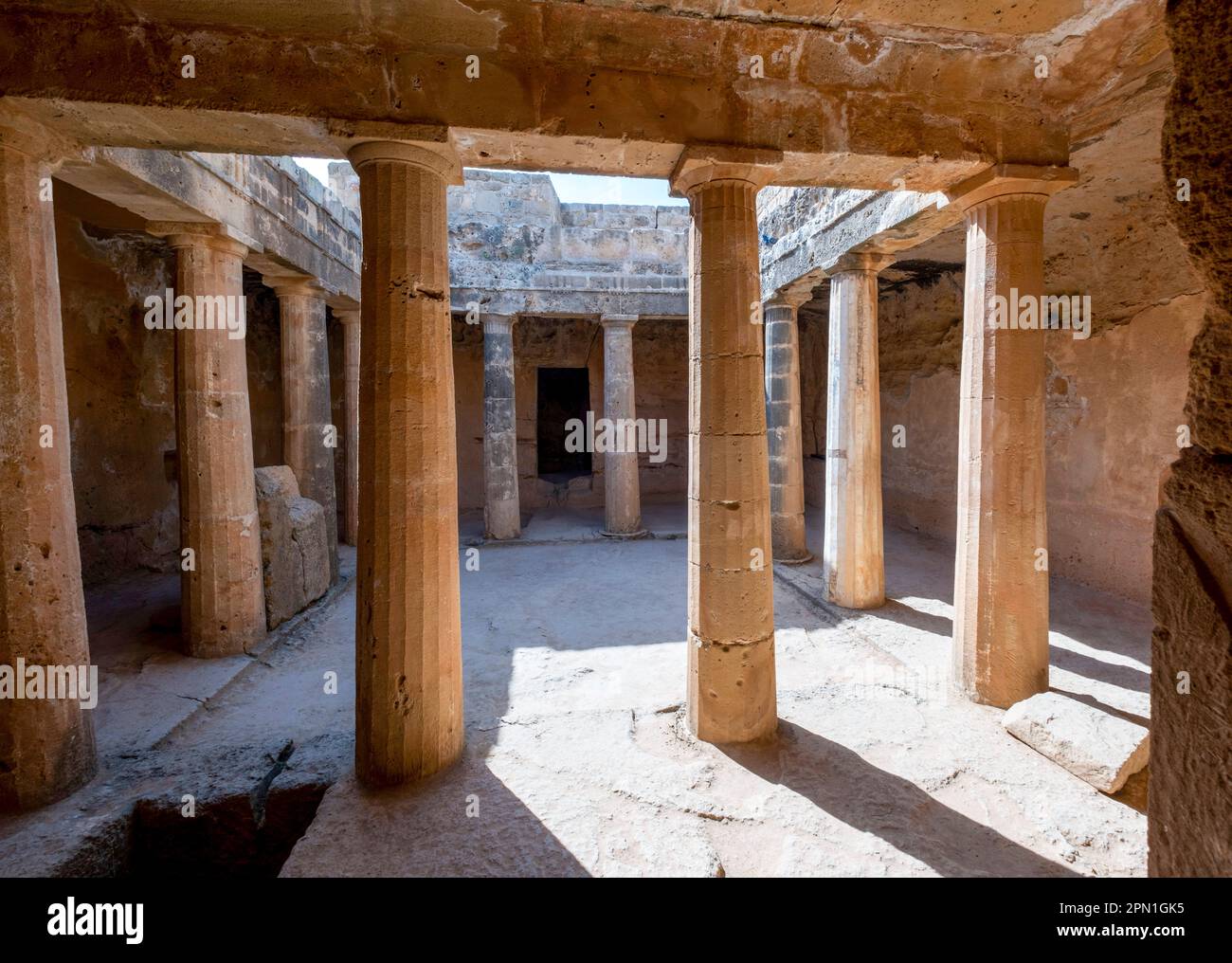 Tomba dei Re sito archeologico, Kato Paphos, Paphos, Cipro. Foto Stock