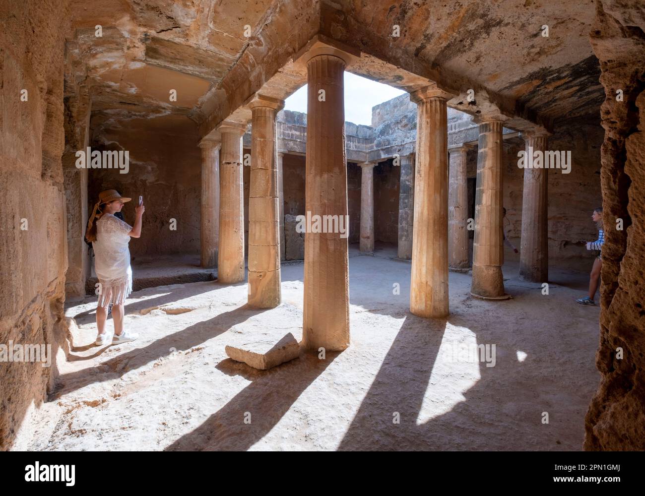 Tomba dei Re sito archeologico, Kato Paphos, Paphos, Cipro. Foto Stock