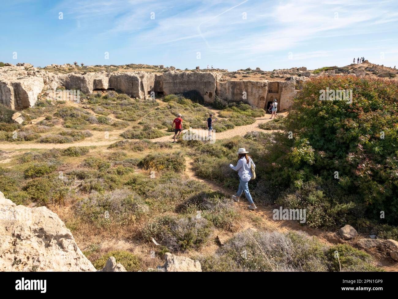 Tomba dei Re sito archeologico, Kato Paphos, Paphos, Cipro. Foto Stock