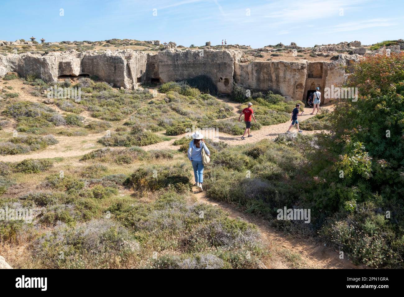Tomba dei Re sito archeologico, Kato Paphos, Paphos, Cipro. Foto Stock
