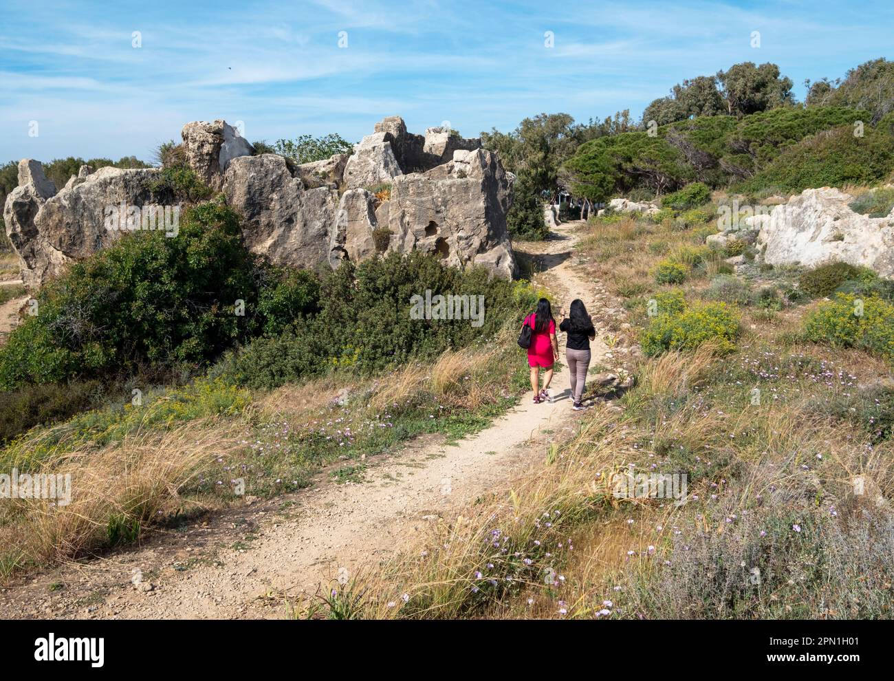 Tomba dei Re sito archeologico, Kato Paphos, Paphos, Cipro. Foto Stock