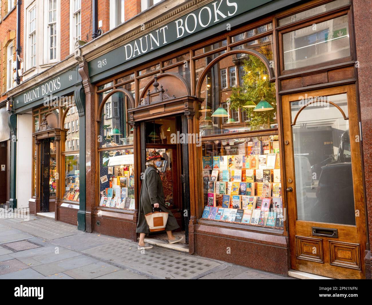 Daunt Books Marylebone Bookshop il 16th novembre 2022 a Londra, Inghilterra. Credit: Notizie SMP Foto Stock