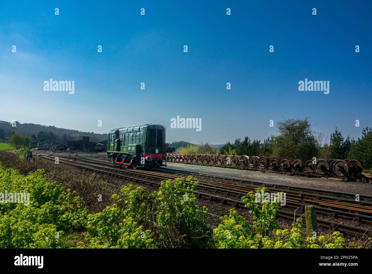 North Norfolk Railway, shunter diesel di classe 08 Foto Stock