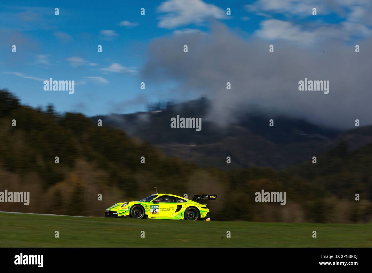 Spielberg, Austria: DTM Test Spielberg, 91 Manthey EMA DEU Porsche 911 GT3 R Thomas Preining Foto Stock