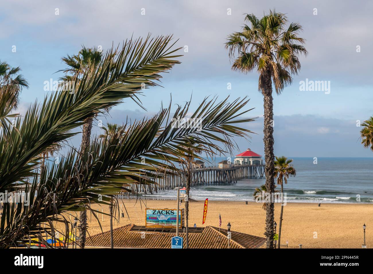 Huntington Beach Park Foto Stock