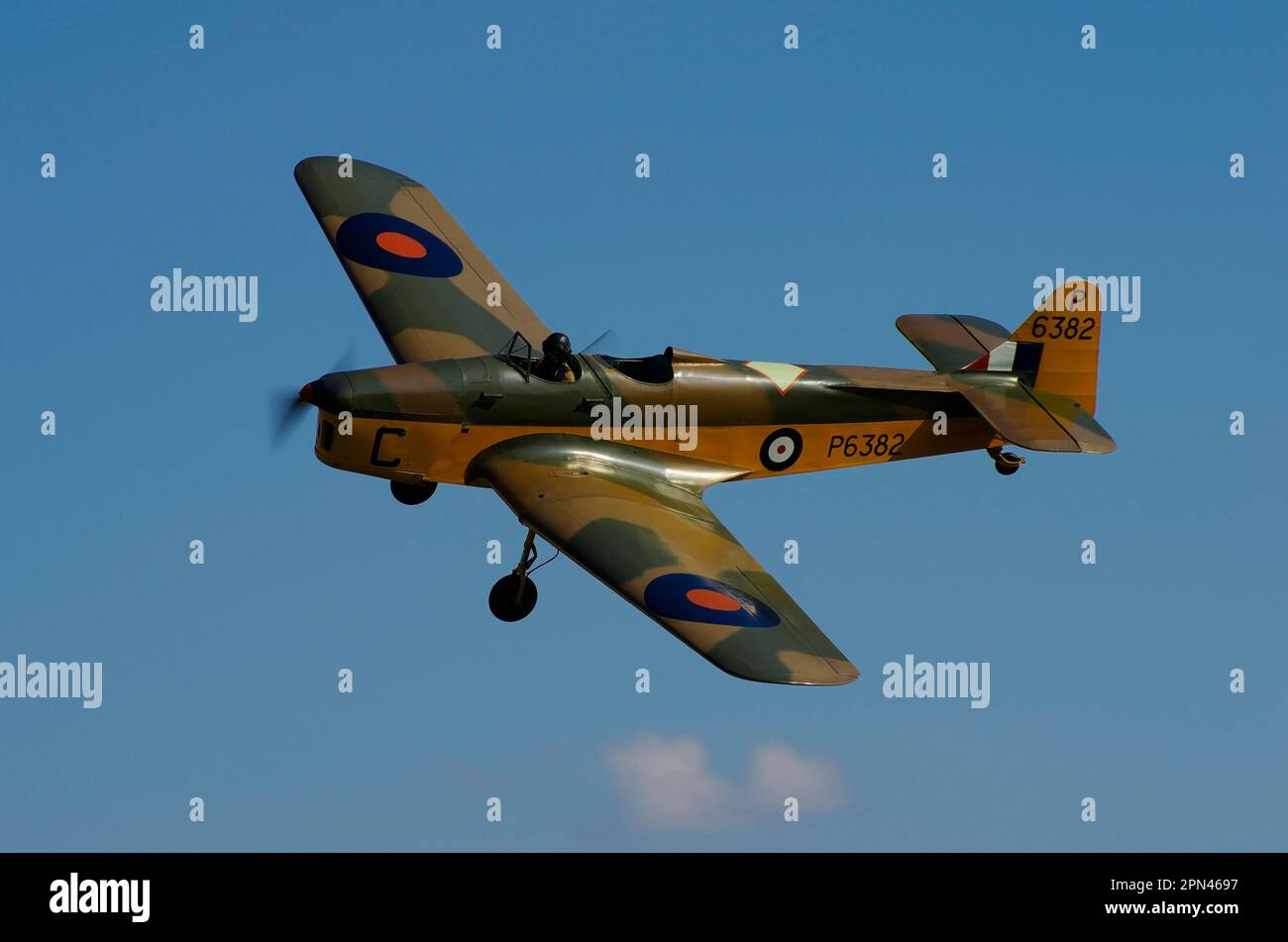 Miles Magister 1, P6382, G-AJRS, Old Warden, Biggleswade, Bedfordshire, Inghilterra, Foto Stock
