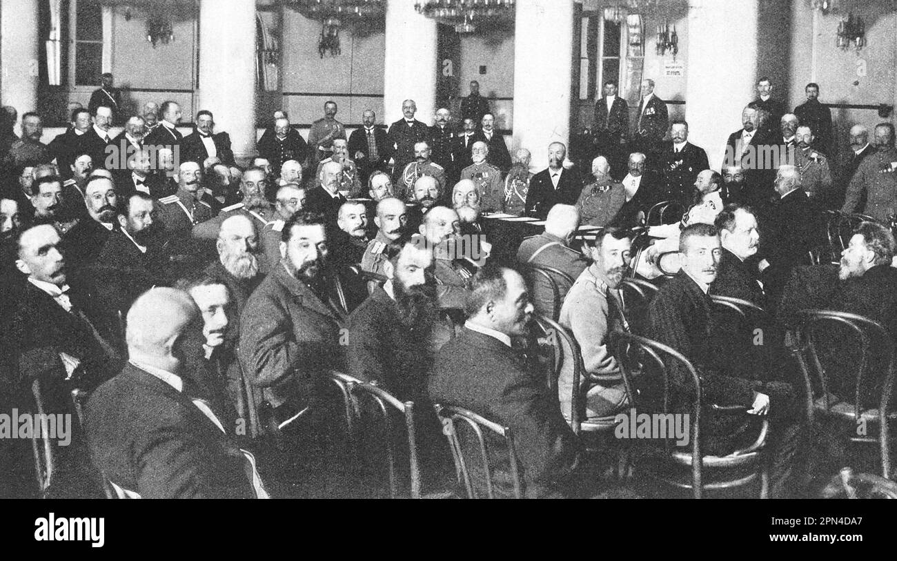 Congresso di allevatori di cavalli a Mosca. Foto dal 1910. Foto Stock