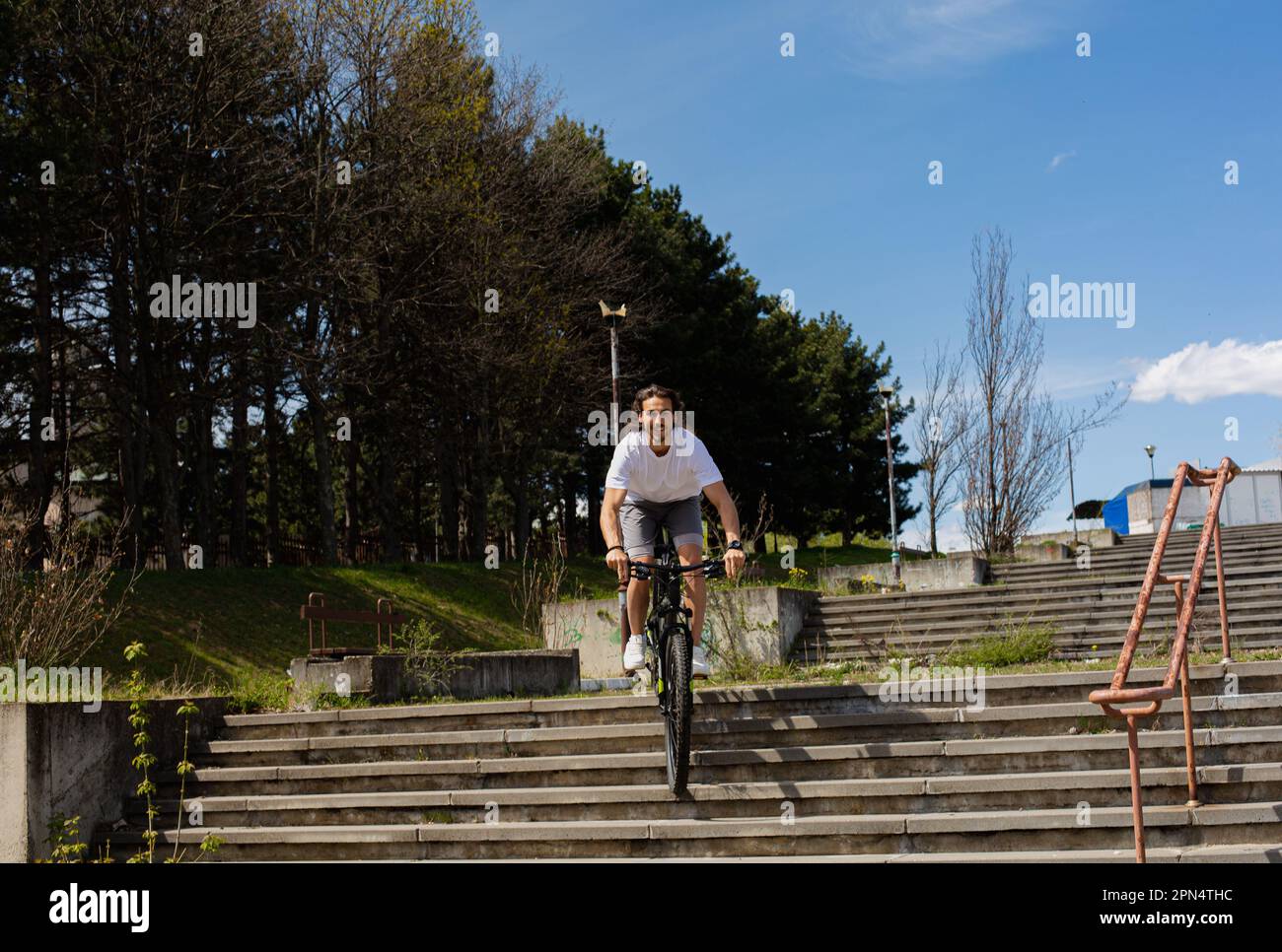 Escursioni in bicicletta Foto Stock