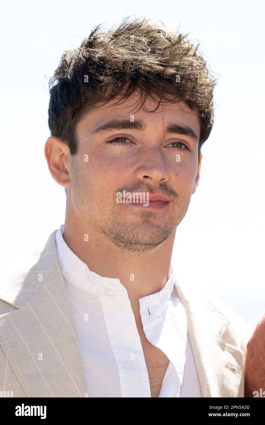 Monte Carlo, Monaco. 16th Apr, 2023. Charles Leclerc partecipa alla finale di Rolex Monte-Carlo Masters 1000, il 16 aprile 2023 a Monte Carlo, Francia. Photo by David Niviere/ABACAPRESS.COM Credit: Abaca Press/Alamy Live News Foto Stock