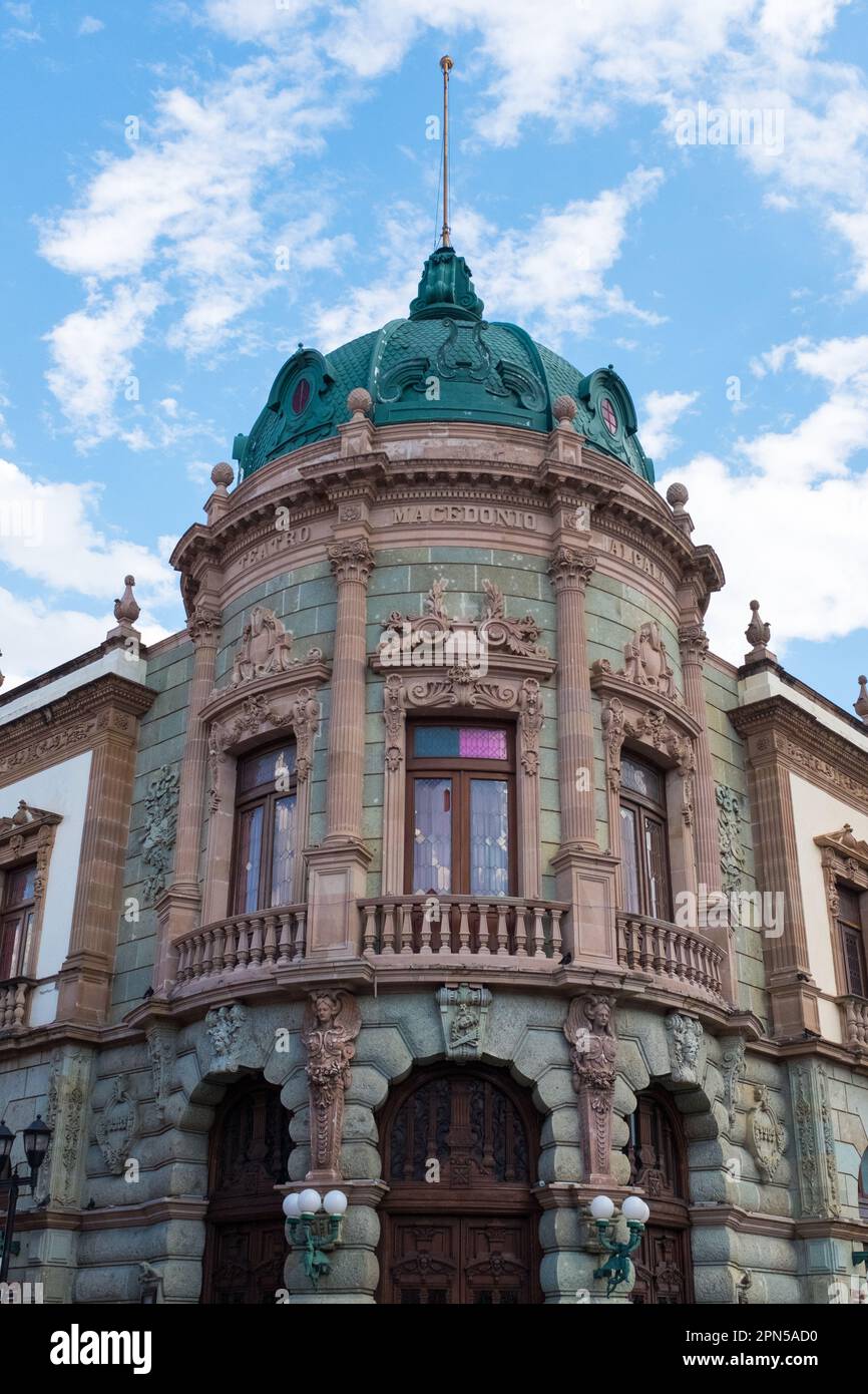 Teatro Macedonio Alcala nella città di Oaxaca, Messico Foto Stock