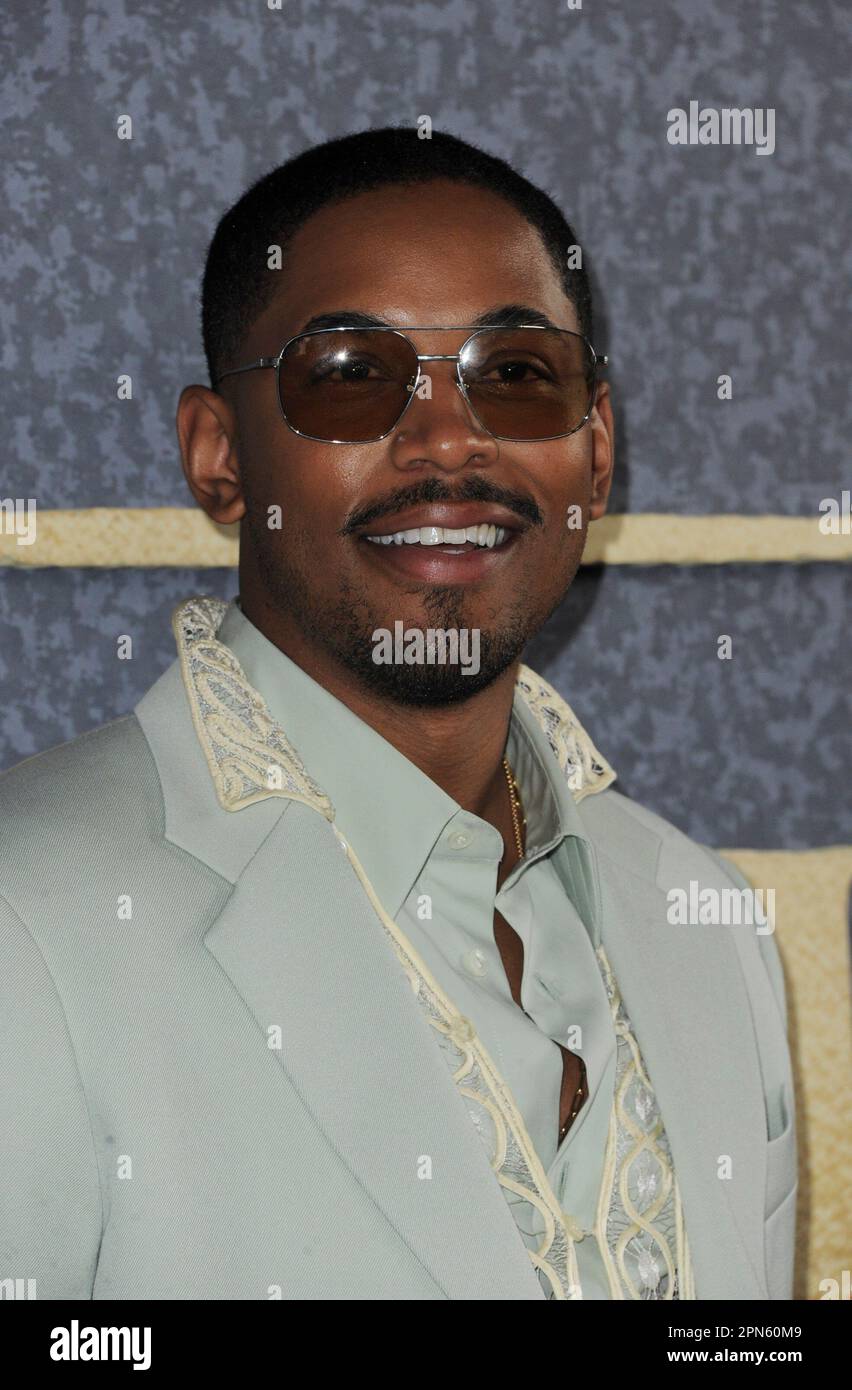 Los Angeles, California. 16th Apr, 2023. Kelvin Harrison Jr. Agli arrivi per CHEVALIER Special Screening, El Capitan Theatre, Los Angeles, CA 16 aprile 2023. Credit: Elizabeth Goodenough/Everett Collection/Alamy Live News Foto Stock