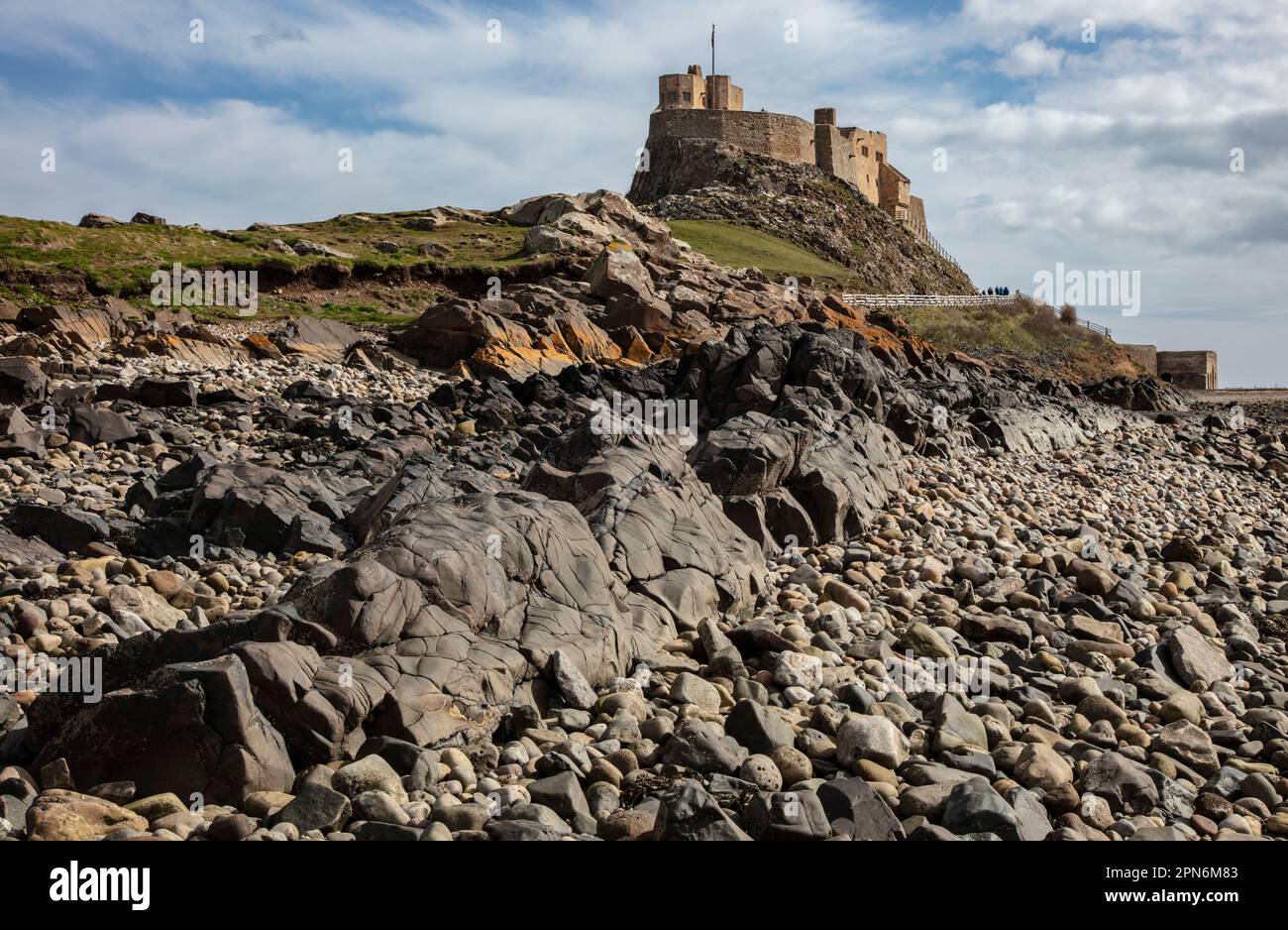 Lindisfarne (Isola Santa) Foto Stock