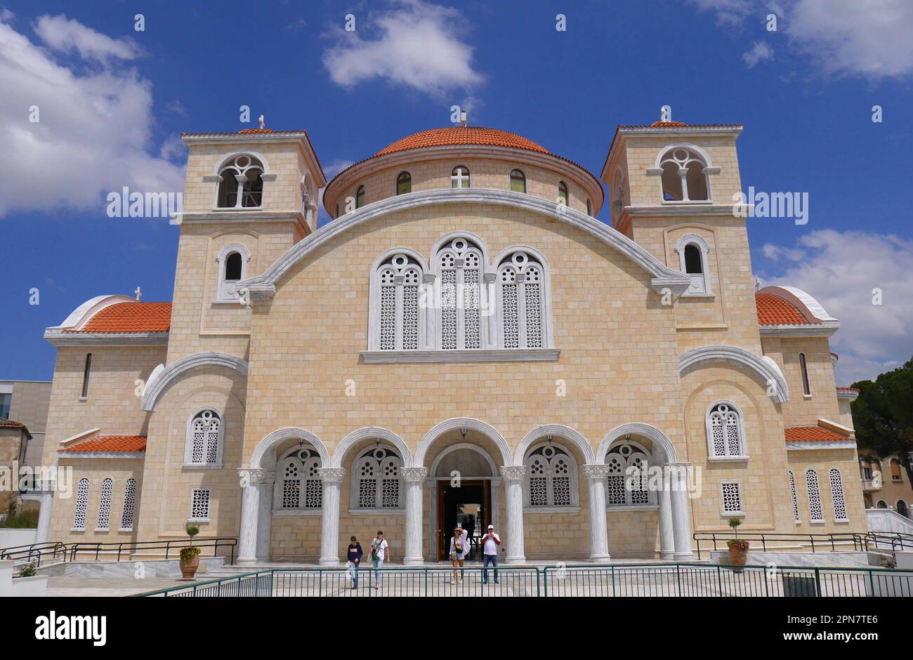 Di nuova costruzione (2021) Cattedrale di San Barnaba, Nicosia, Repubblica di Cipro Foto Stock