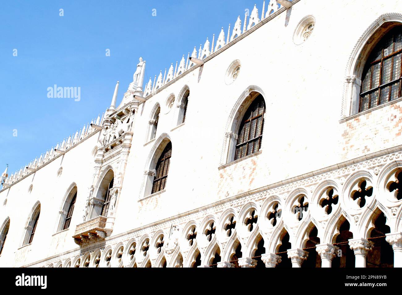 Vista parziale all'aperto di St San Marco, Venezia, città metropolitana di Venezia, regione Veneto, Italia, Europa Foto Stock