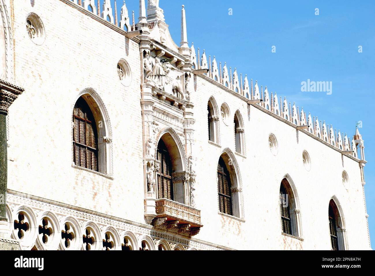 Vista parziale all'aperto di St San Marco, Venezia, città metropolitana di Venezia, regione Veneto, Italia, Europa Foto Stock
