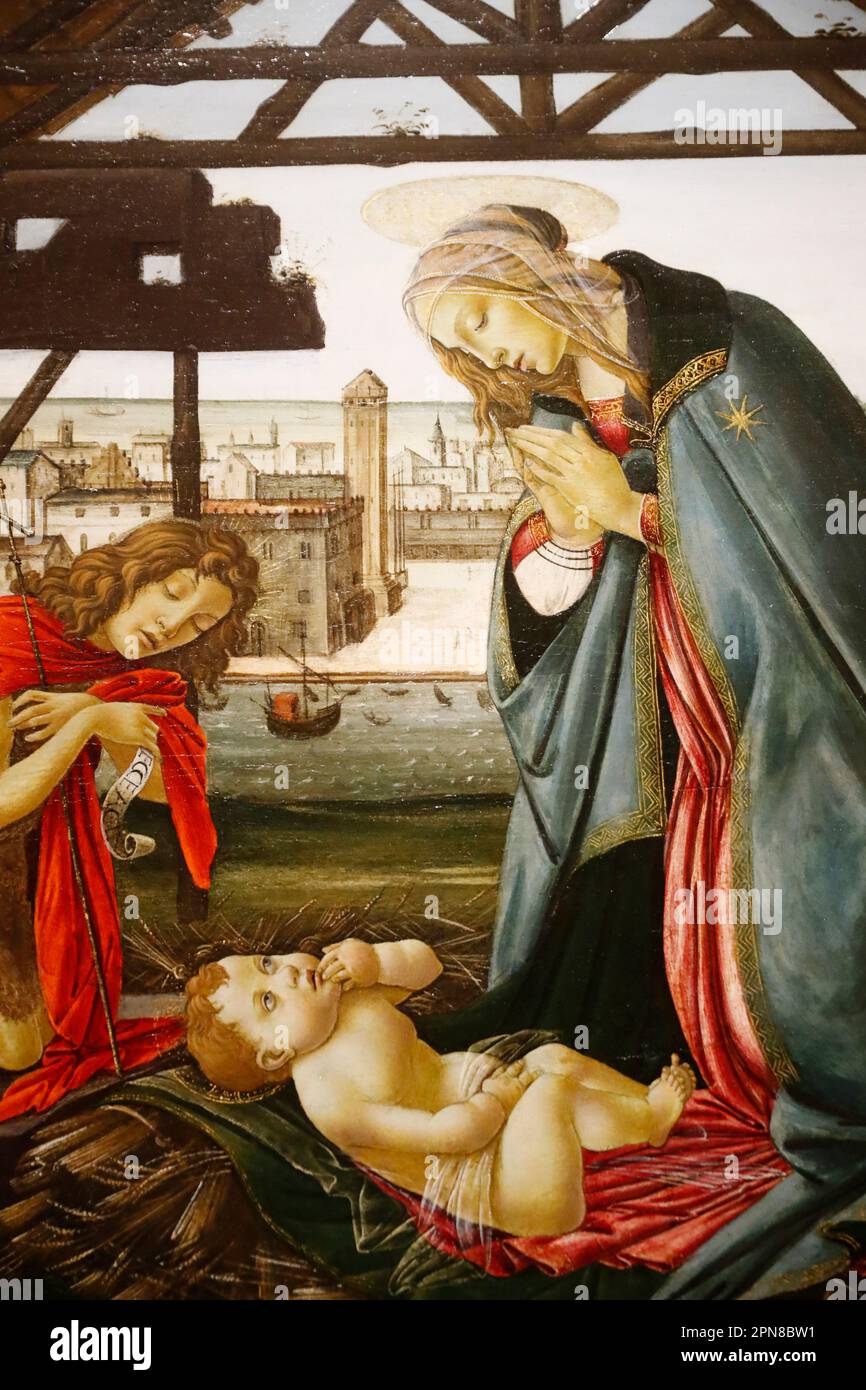 Museo Jacquemart-Andre. Presepe. 15 ° secolo. Parigi. Francia. Foto Stock