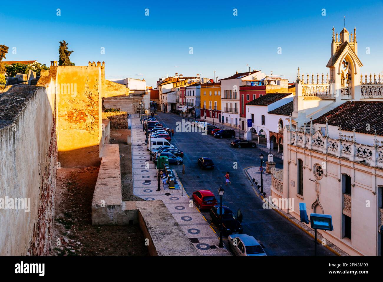Plaza de San José. Badajoz, Estremadura, Spagna, Europa Foto Stock