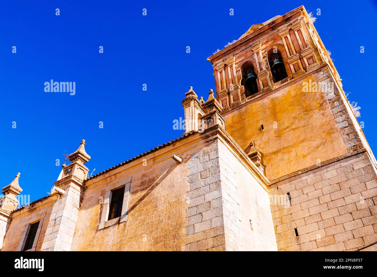 Chiesa di Santa María de la Encarnación. Jerez de los Caballeros, Badajoz, Estremadura, Spagna, Europa Foto Stock
