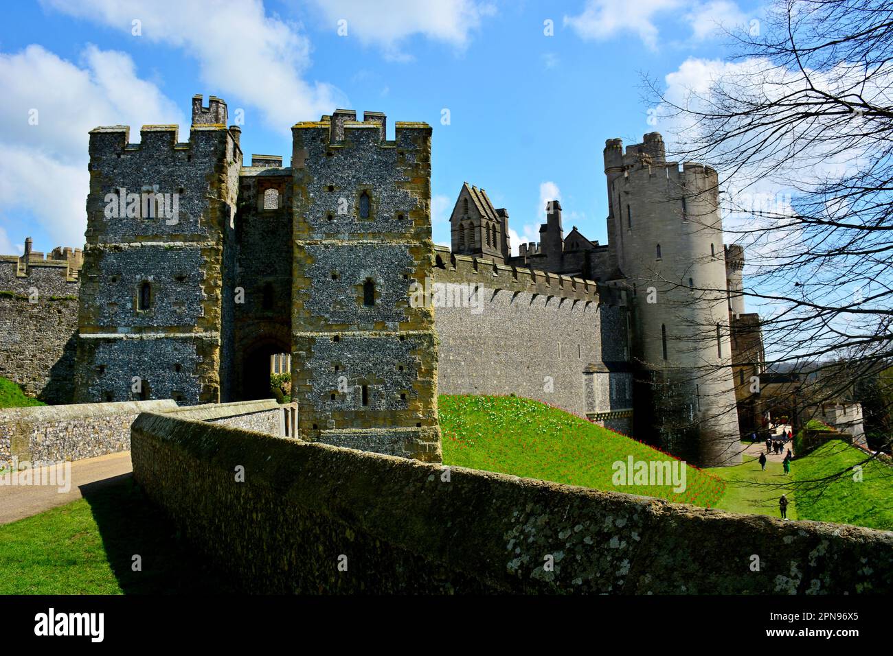 Castello di Arundel Foto Stock