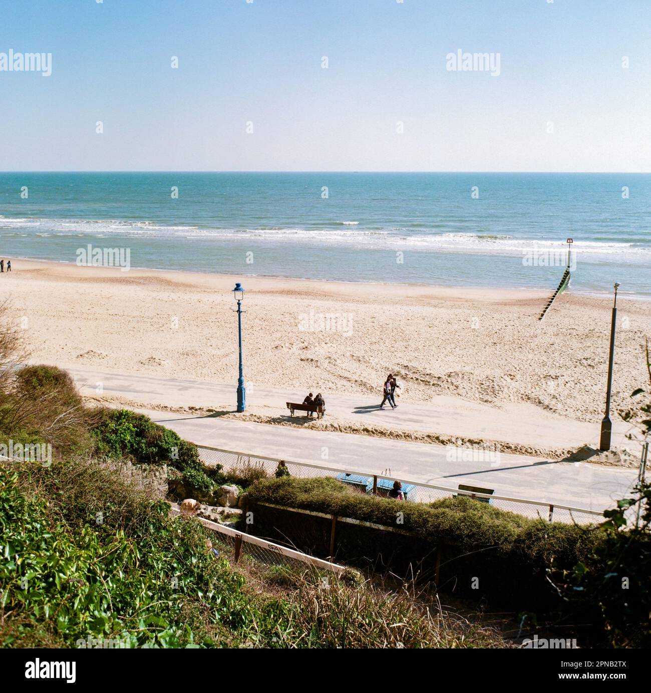 Bournemouth Beach, Bournemouth, Dorset, Inghilterra, Regno Unito. Foto Stock
