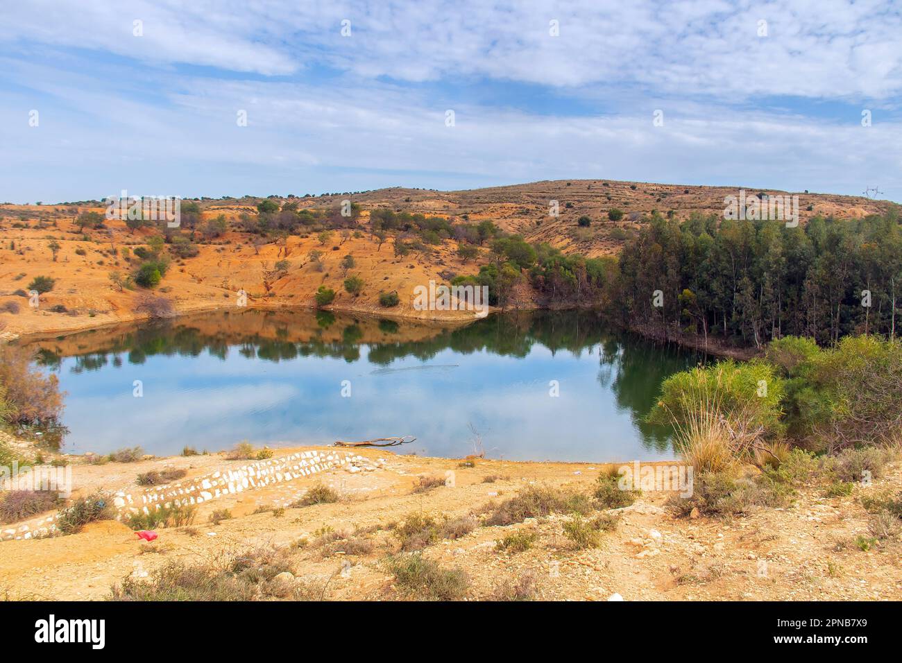 Alla scoperta di Sidi Thabet: Una città rurale nel nord della Tunisia Foto Stock