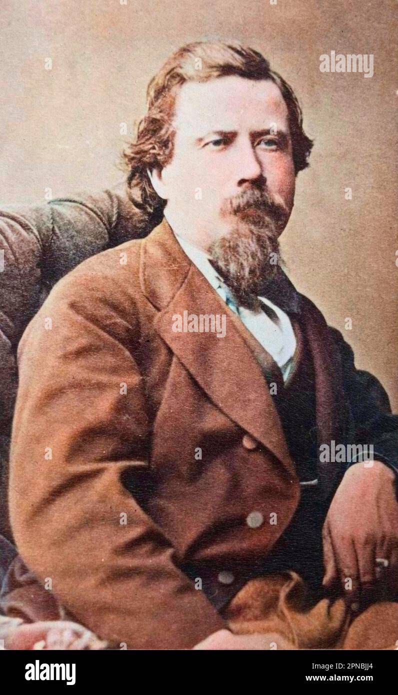 Ritratto di Amilcare Ponchielli (1834-1885) compositore italiano Foto Stock