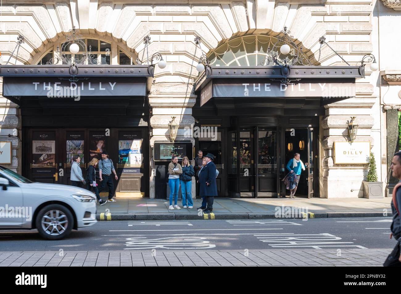 Il Dilly, un lussuoso hotel a 5 stelle a Piccadilly, Londra, Inghilterra, Regno Unito Foto Stock