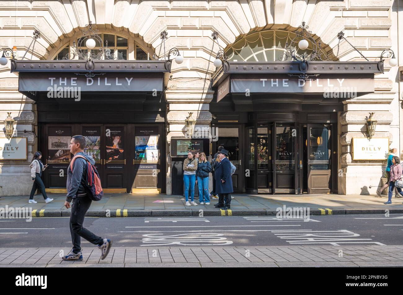 Il Dilly, un lussuoso hotel a 5 stelle a Piccadilly, Londra, Inghilterra, Regno Unito Foto Stock
