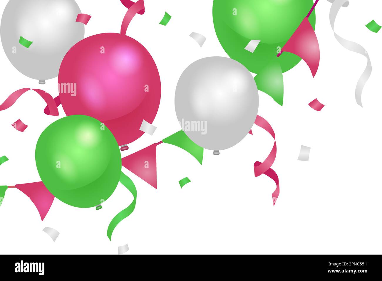 Illustrazione delle bollature colorate per gli elementi di progettazione dell'angolo sinistro Illustrazione Vettoriale