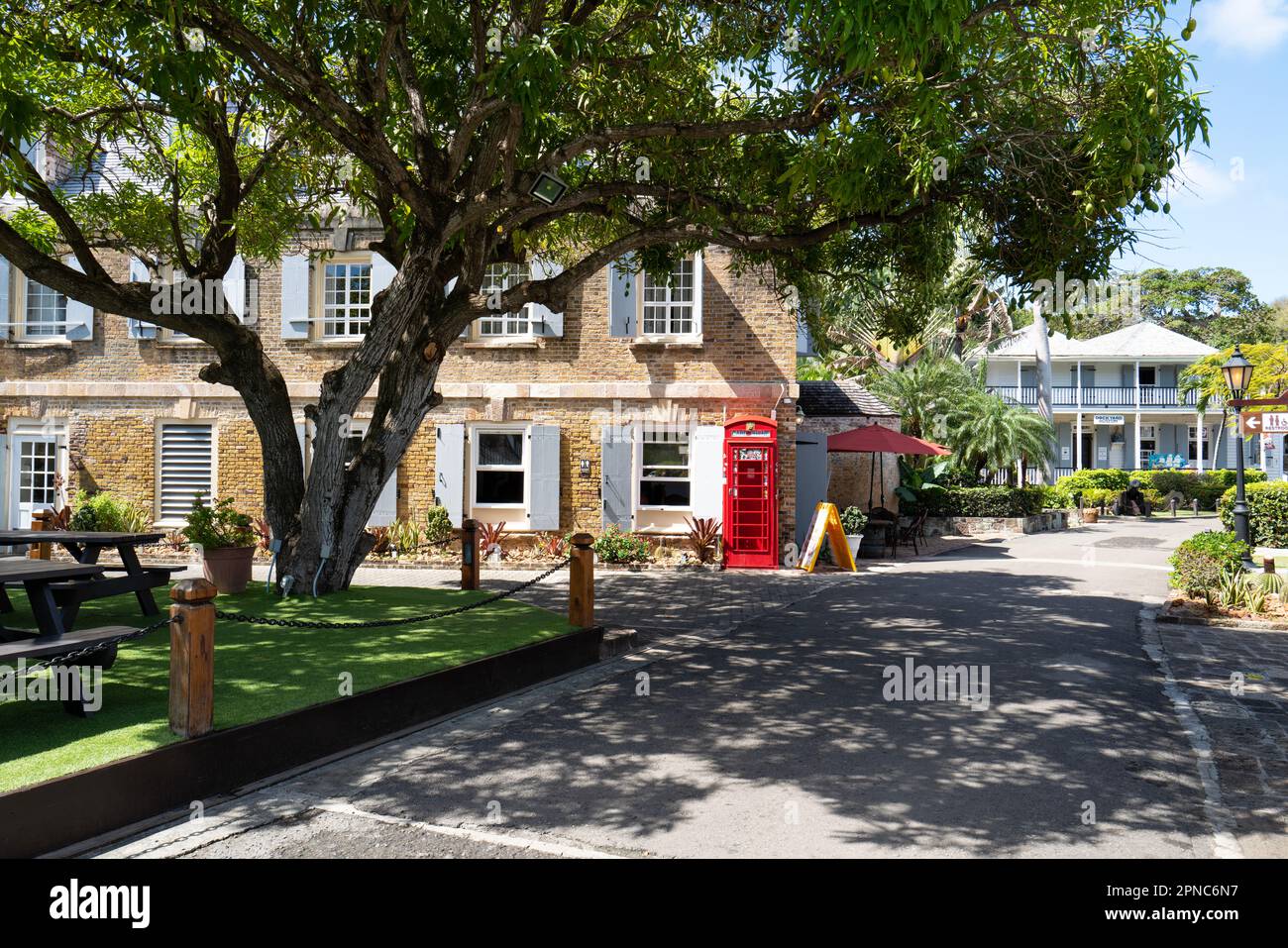 English Harbour Antigua Foto Stock