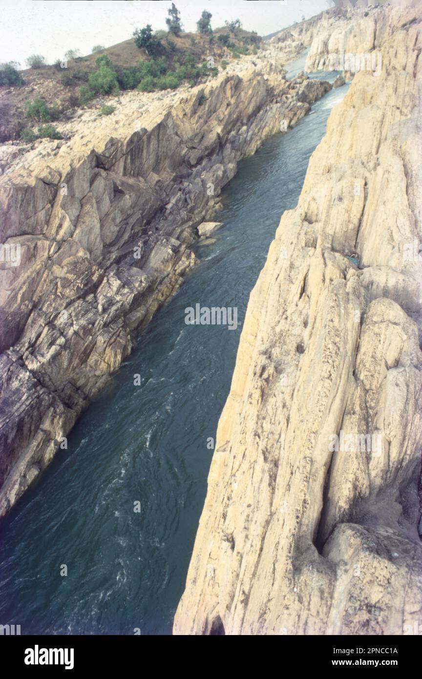 La Madhya è una zona dell'India centrale, situata lungo il fiume Narmada, nello stato federato del Madhya Pradesh. Foto Stock