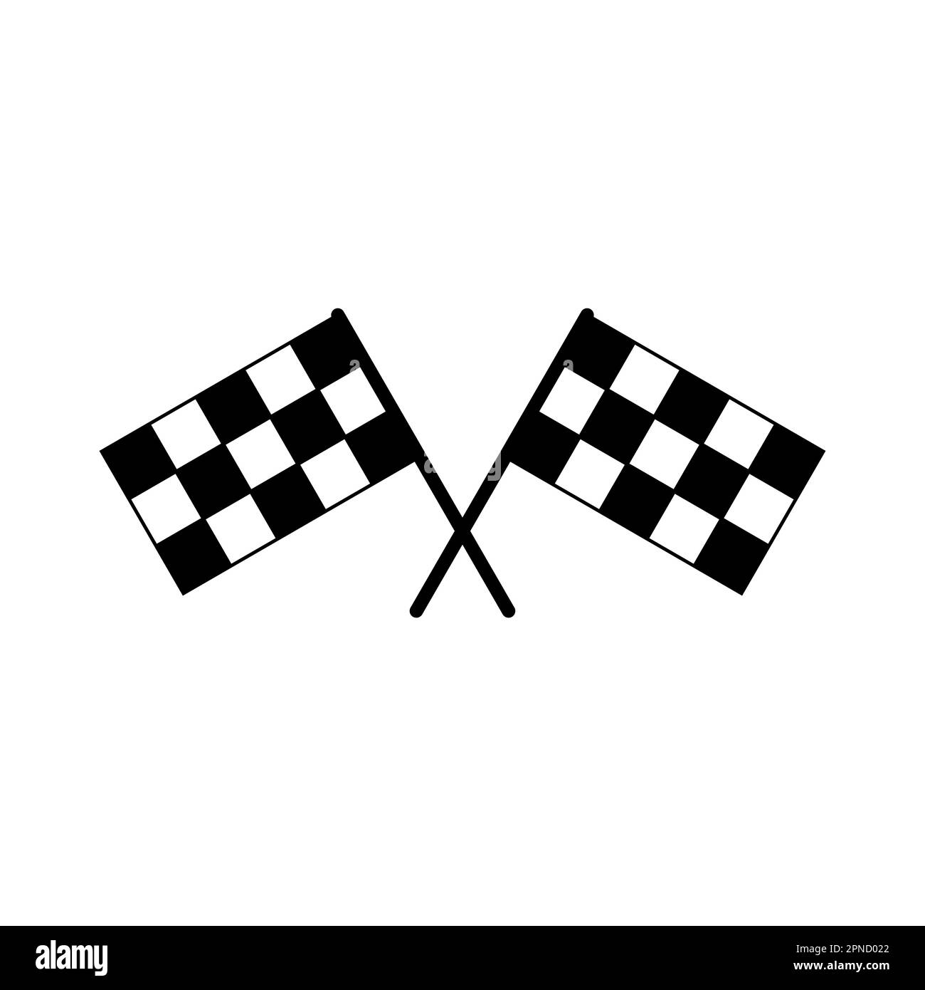 Vettore icona bandiera da corsa. Icona della bandiera da corsa.icona della bandiera da corsa a scacchi Illustrazione Vettoriale