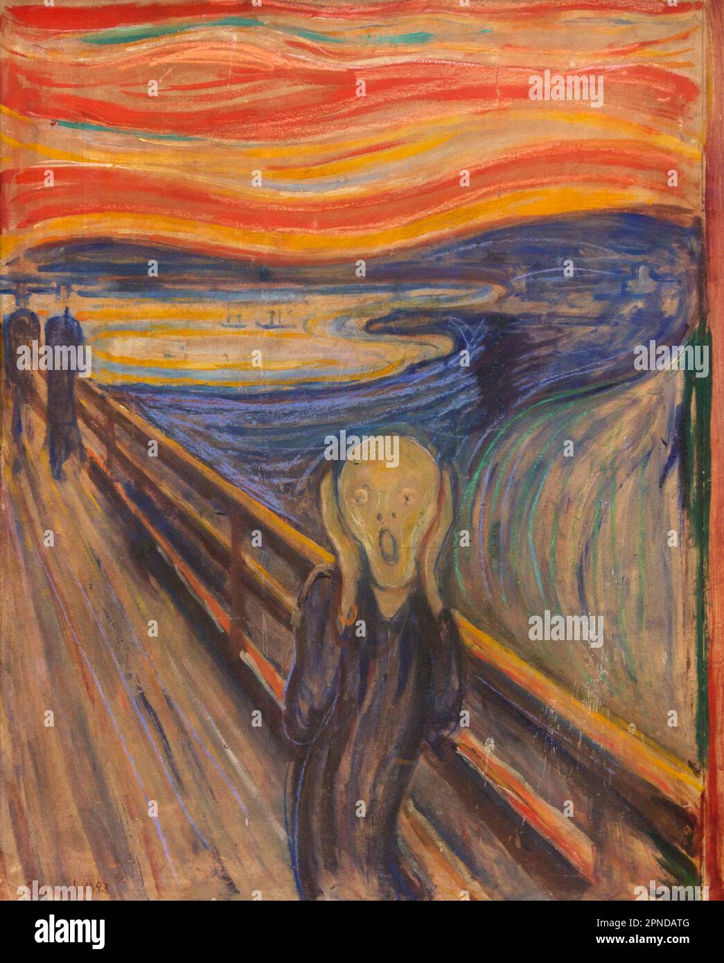 The Scream, The Cry, 1893, Edvard Munch, Nasjonalgalleriet, National Gallery, Oslo, Norvegia, Europa Foto Stock