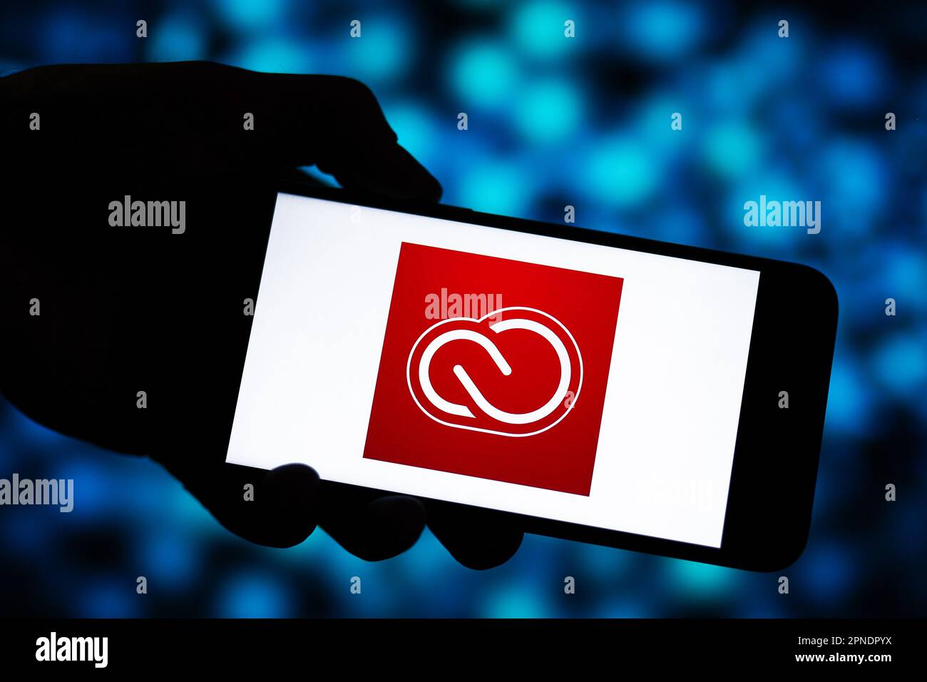 Editoriale di Adobe Creative Cloud. Adobe Creative Cloud è un insieme di applicazioni e servizi di Adobe Inc Foto Stock