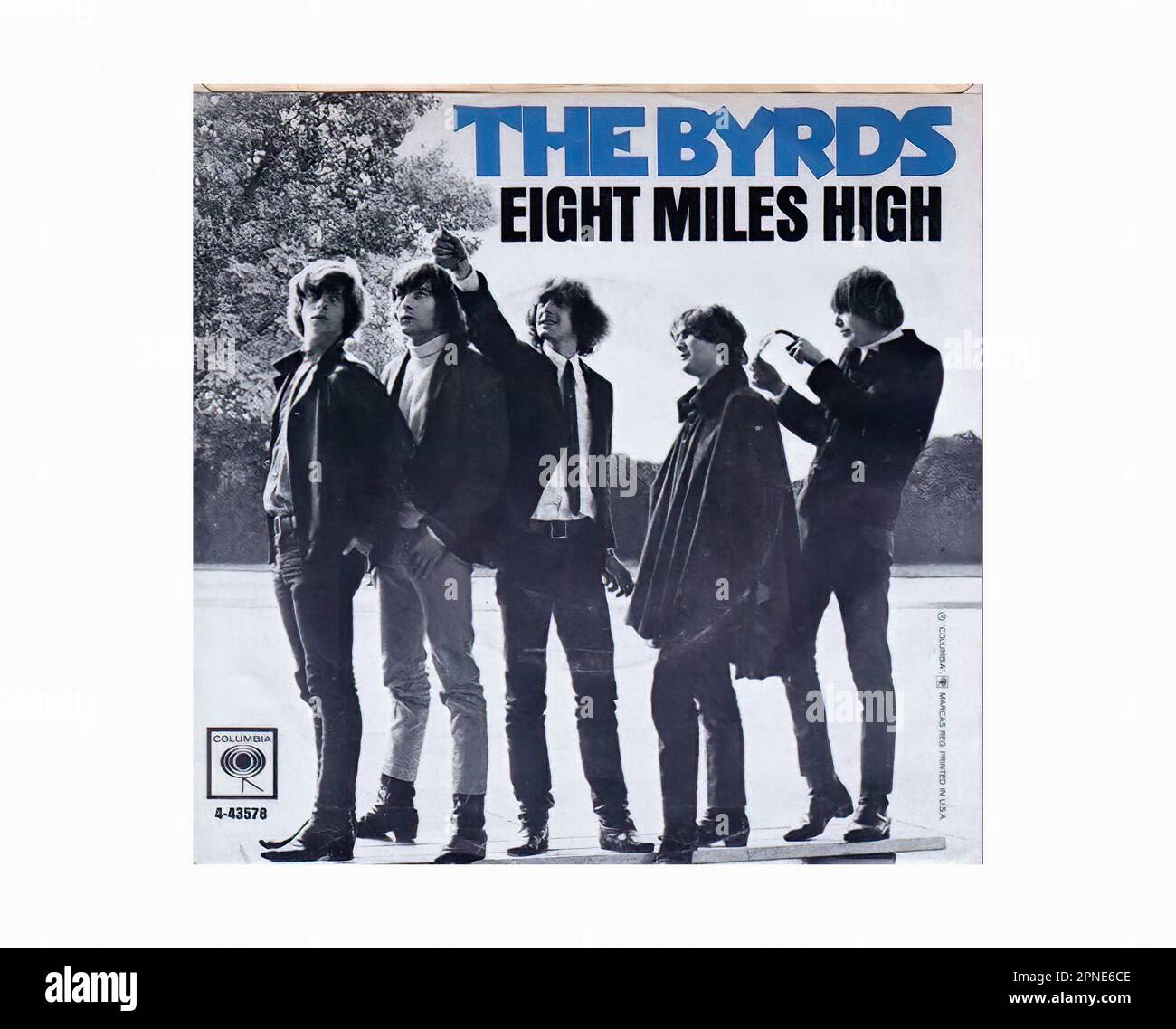Byrds - 1966 03 A - Vintage 45 R.P.M Music Vinyl Record Foto Stock