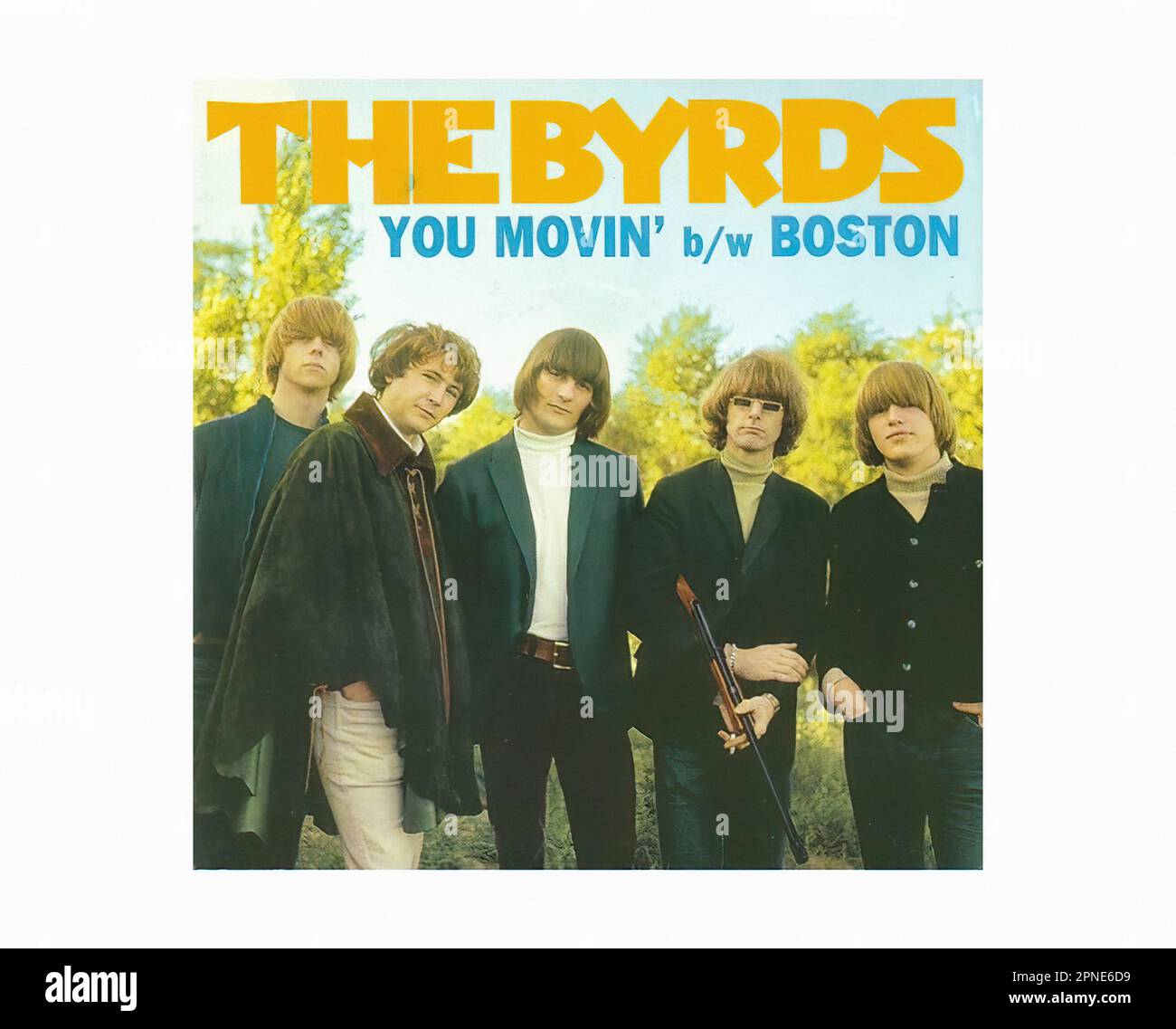 Byrds - 2002 A - Vintage 45 R.P.M Music Vinyl Record Foto Stock