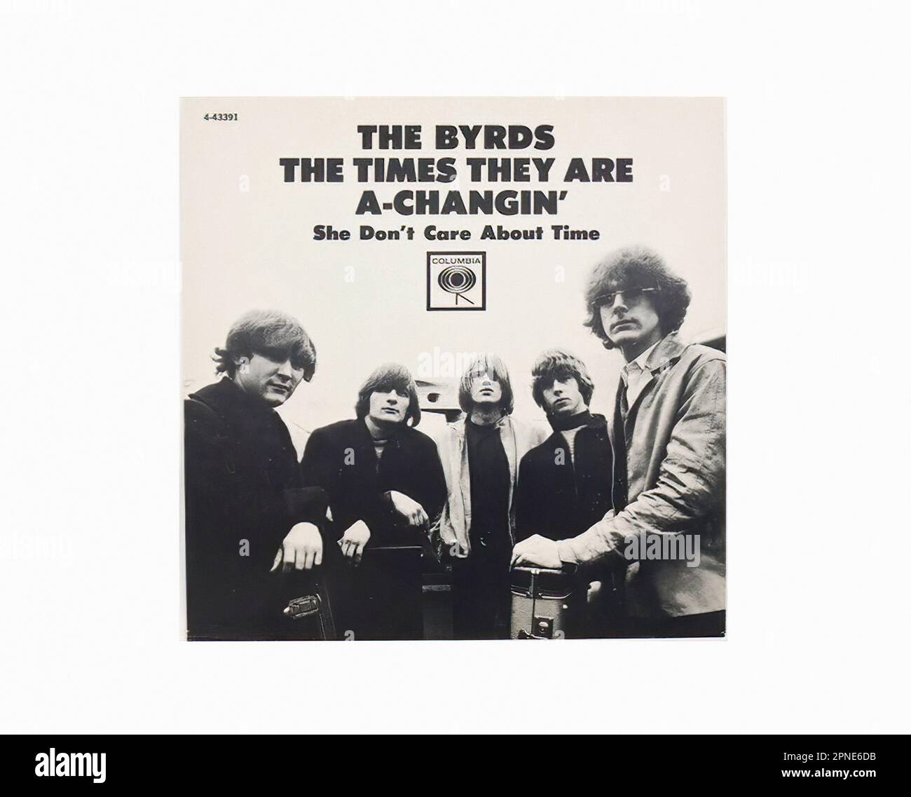 Byrds - 1965 09 - Vintage 45 R.P.M Music Vinyl Record Foto Stock