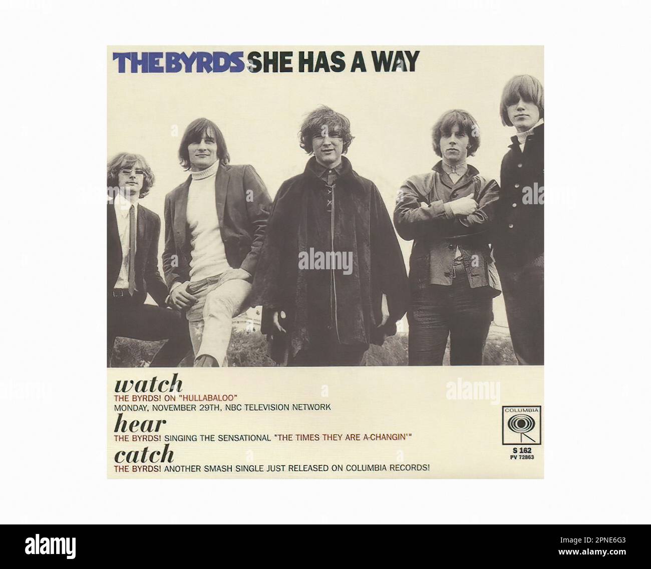 Byrds - 2004 03 B - Vintage 45 R.P.M Music Vinyl Record Foto Stock