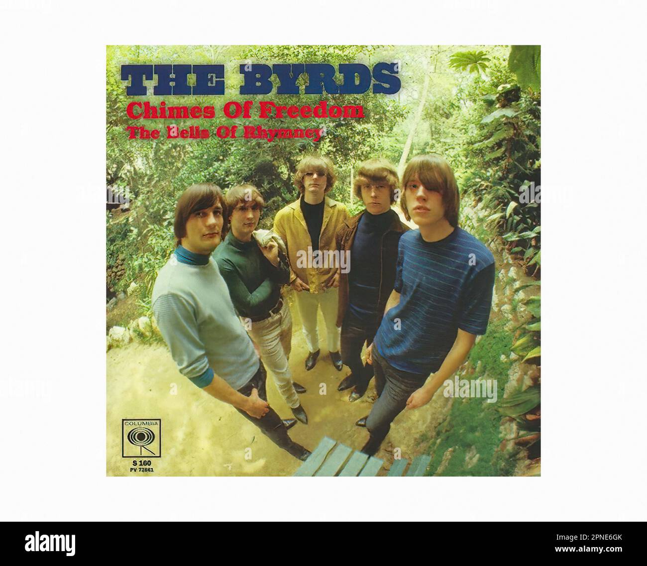 Byrds - 2004 A - Vintage 45 R.P.M Music Vinyl Record Foto Stock