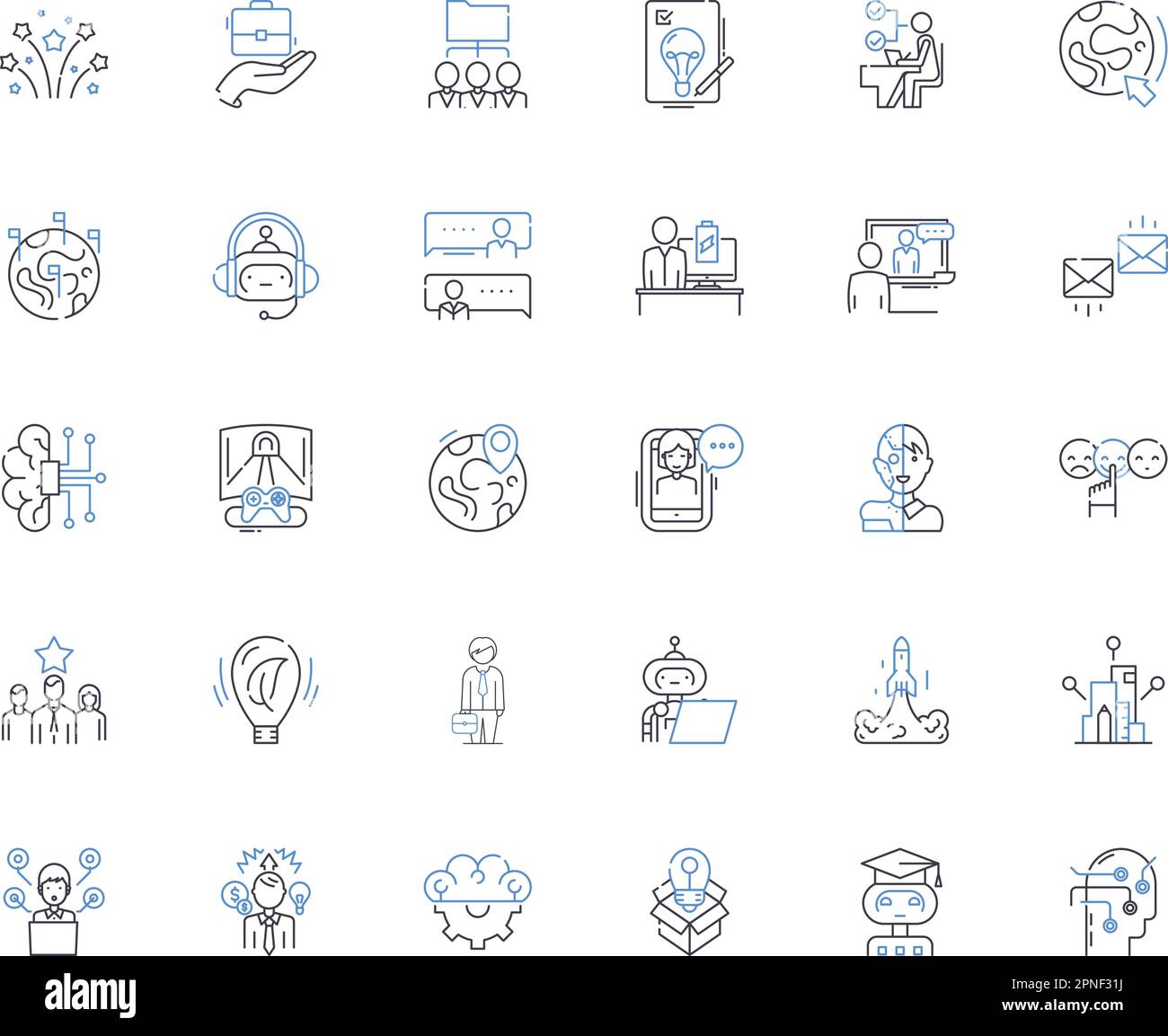 Linea di trasformazione Evolution collezione icone. Adattamento, selezione naturale, mutazione, variazione, diversità, Progression (progressione), Change Vector (Modifica vettore) e Line Illustrazione Vettoriale
