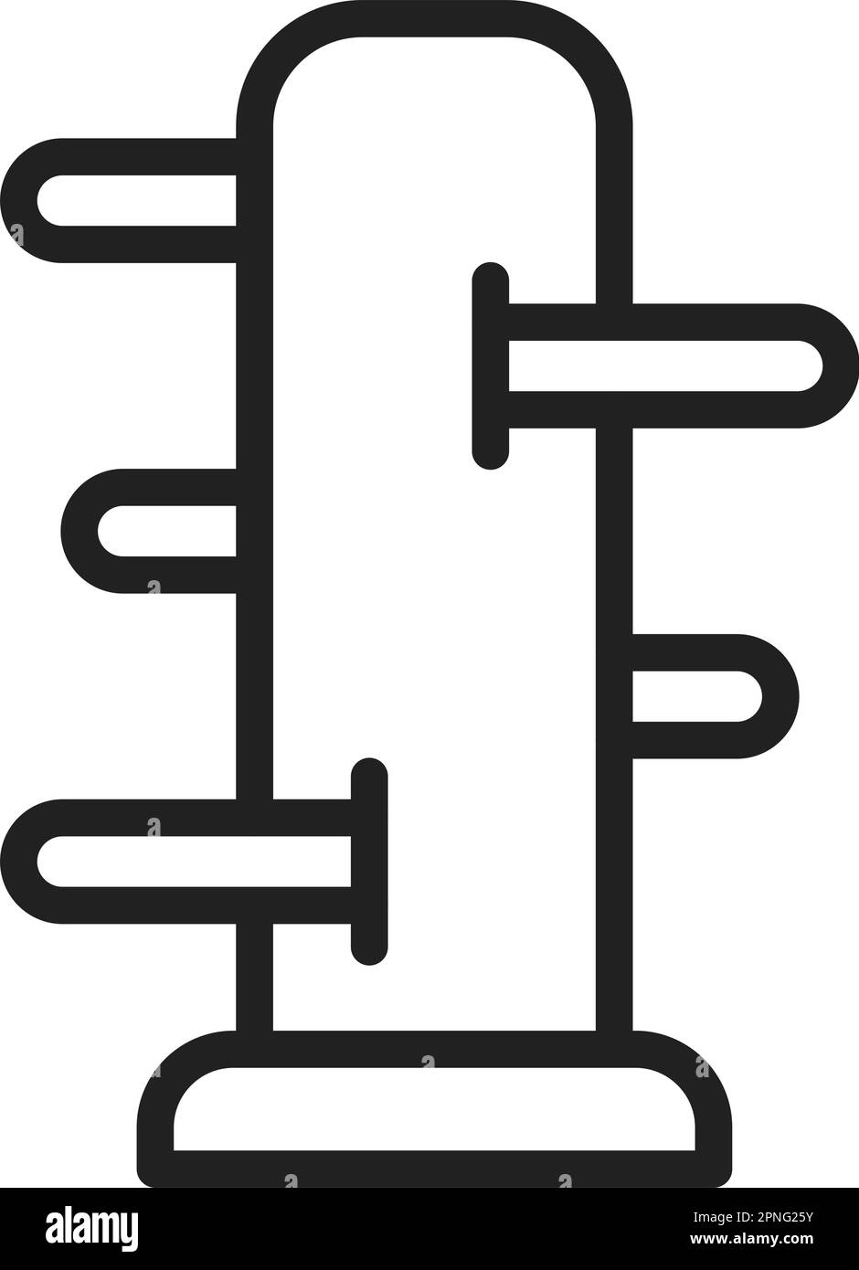 Immagine vettoriale dell'icona di Wing Chun. Adatto per applicazioni mobili, applicazioni Web e supporti di stampa. Illustrazione Vettoriale