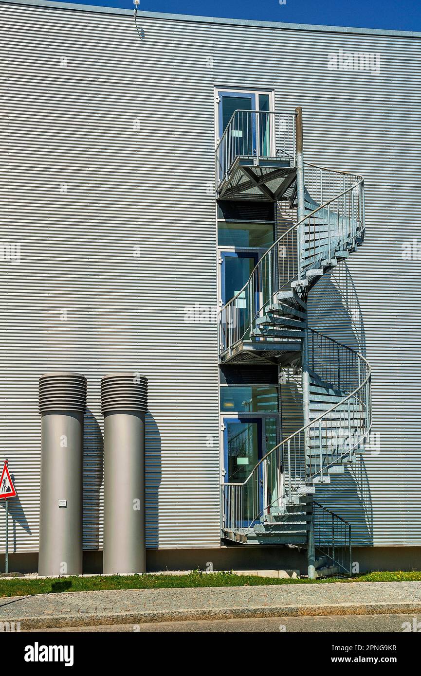 Fuga di fuoco, Monaco, Baviera, Germania Foto Stock