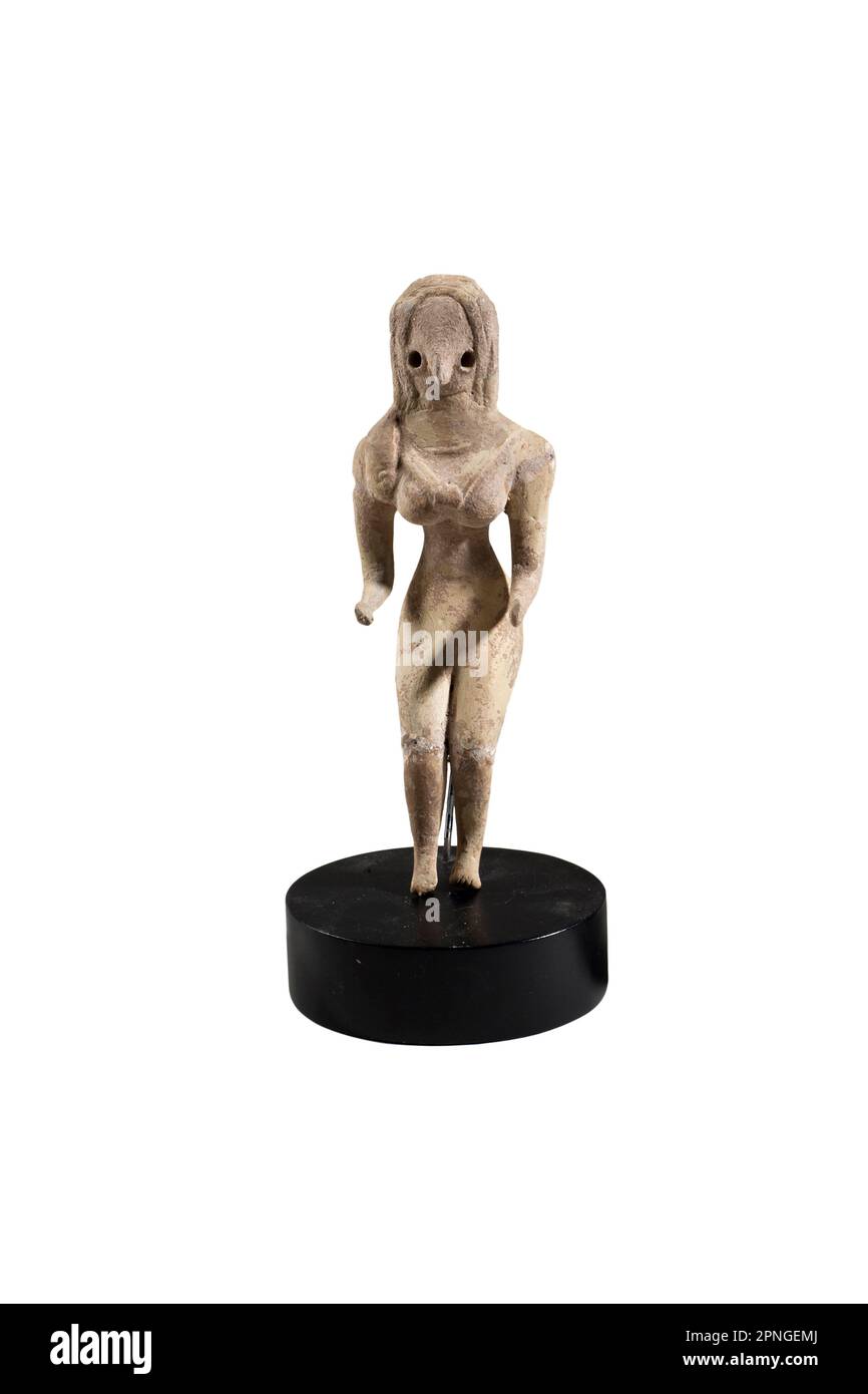 Terzo millennio A.C. la fertilità di terracotta figurina Foto Stock