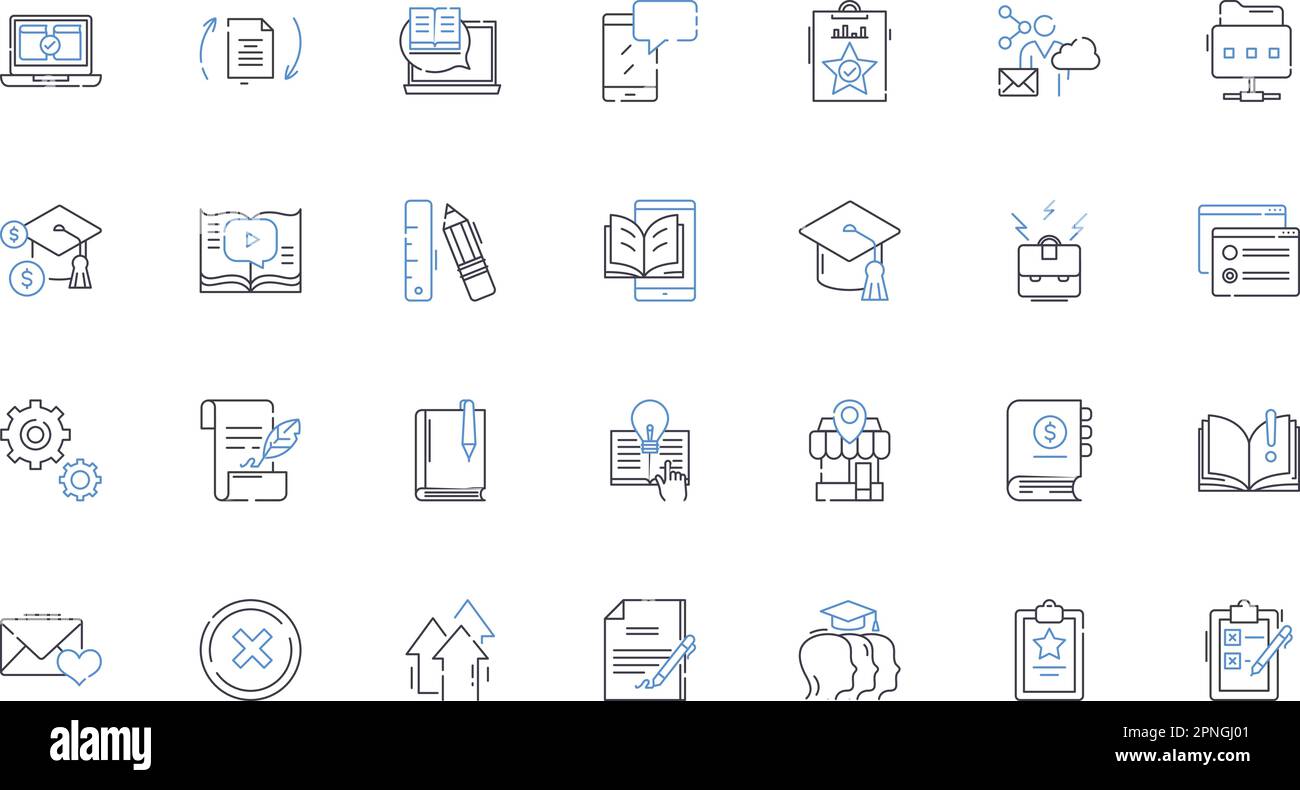 Raccolta di icone della riga di feedback del cliente. Soddisfazione, valutazioni, recensioni, Testimonianze, commenti, Esperienze, vettore fedeltà e illustrazione lineare Illustrazione Vettoriale